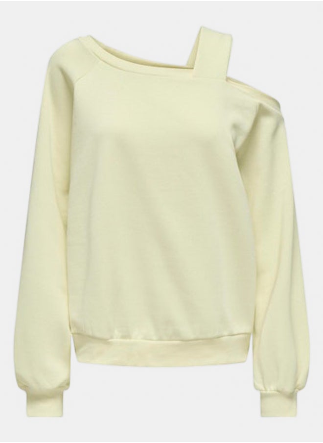 ONLY Onllari L/S Shoulder Detail Cs Swt  - Image 1