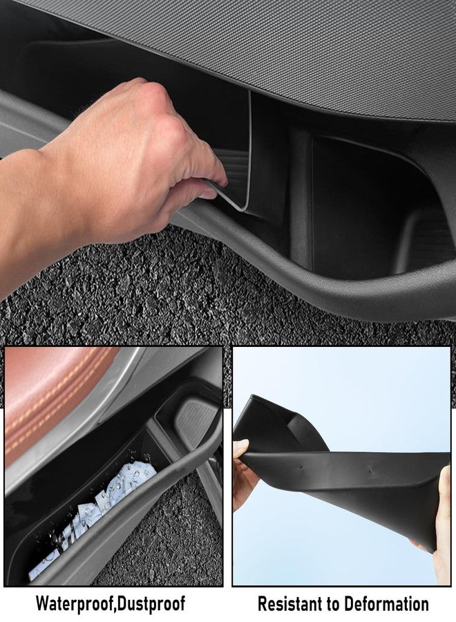 Jaronx Compatible with BMW Door Side Organizer X5 G05/X7 G07 2019-2024, 4PCS TPE Front Door Organizer Tray, Door Pockets Inserts Door Panel Insert Tray for X5 G05 Accessories X7 G07 Accessories - Image 5