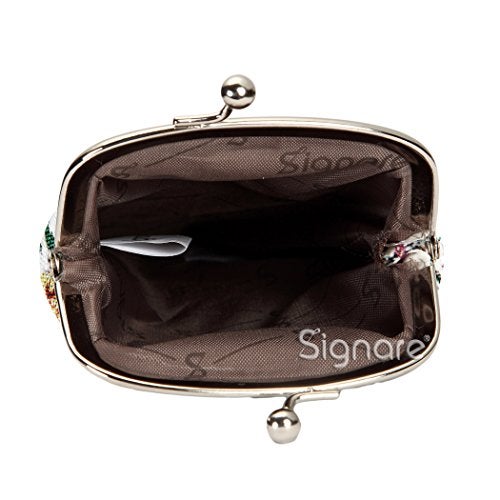 Signare محفظة نقود مزدوجة الجيب من Signare بتصميم زهور الربيع من تشارلز فويزي (FRMP-SPFL) - Image 5