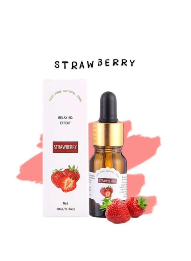 100% Pure Natural Strawberry Scent Essential Oil with Relaxing Effect of Humidifier and Diffuser