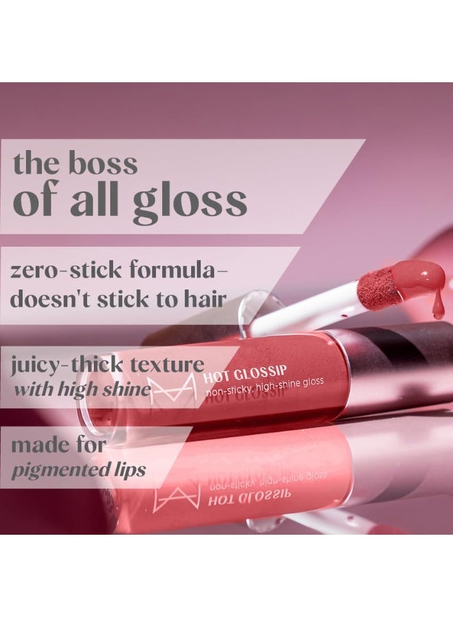 House Of Makeup Glow Up Makeup Gift Kit (Blush + Lip Gloss + Lilac Poofy Pouch) | Makeup Gift Set Burnt Rose + Pinky Swear 4.7g*2 - Image 3