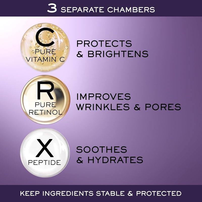 Lancme Rnergie CRx Triple Serum Retinol AntiAging Serum With Pure Retinol Pure Vitamin C XPeptide Target Wrinkles and Pores All Skin Types including Sensitive - Image 5