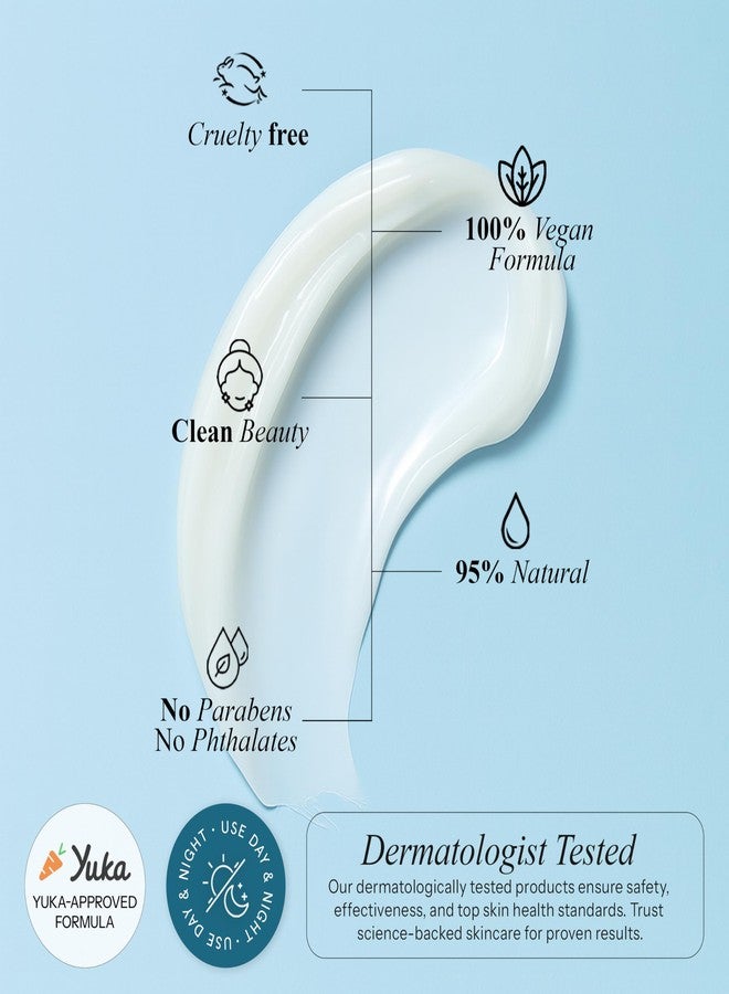 Radiant Aura Eye Cream - Anti-Aging Cream with Hyaluronic Acid & Ceramides - Hydrating Formula for Dark Circles, Puffiness & Fine Lines - Korean Skincare - 1 oz - Pack of 2 - Image 5