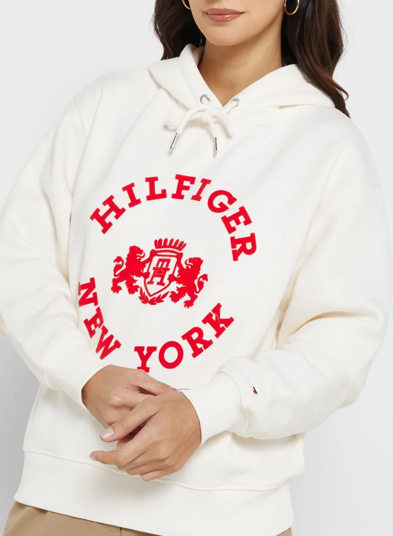 TOMMY HILFIGER Logo Knitted Hoodie