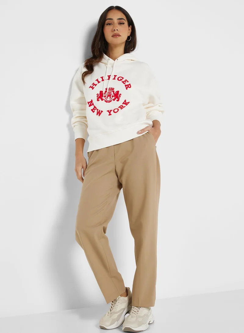 TOMMY HILFIGER Logo Knitted Hoodie