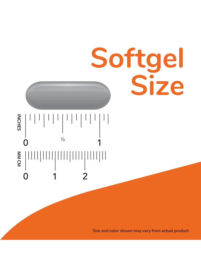 NOW CoQ10 400mg, Pharmaceutical Grade, All-Trans Form, 60 Softgels, Supports Heart & Cellular Health - Image 3