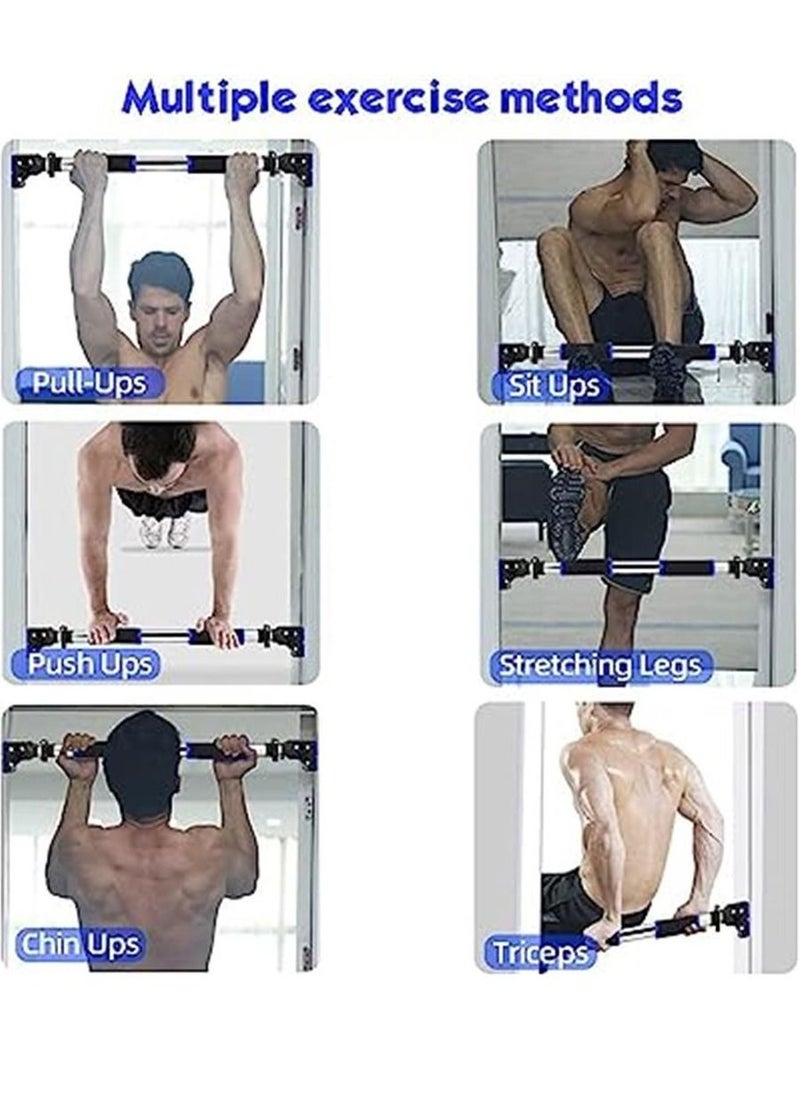 Pull Up Bar, Pullup Bar Door, Upper Body Workout Door Exercise Bar, Doorway Pull up Bar Without Screw Installation, for Door-Frame Over Door Pull-up Bar