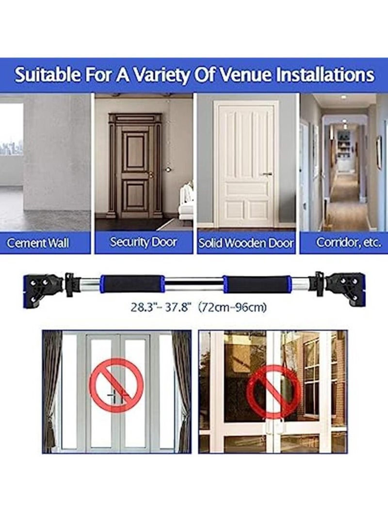 Pull Up Bar, Pullup Bar Door, Upper Body Workout Door Exercise Bar, Doorway Pull up Bar Without Screw Installation, for Door-Frame Over Door Pull-up Bar