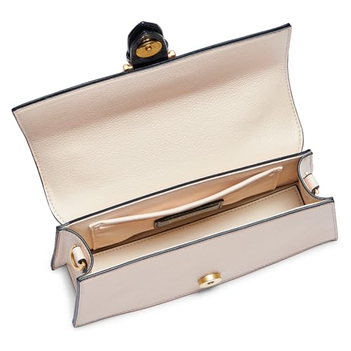 Miraggio Sabrina CrossBody Bag With Adjustable & Detachable Crossbody Sling Strap For Women (Ivory) - Image 4