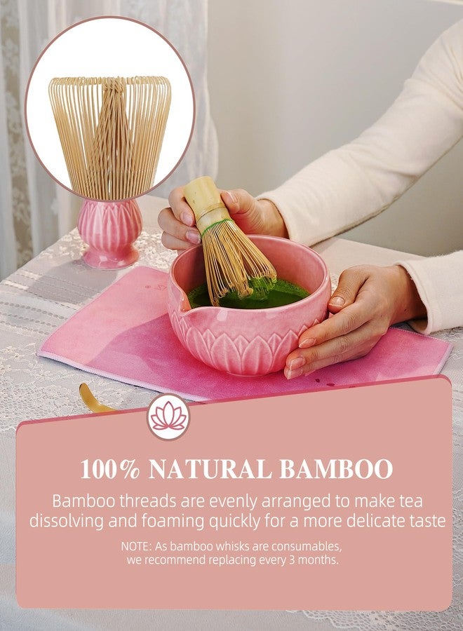 ZENS Lotus Matcha Whisk Set (Pink), Set 6 - Image 4