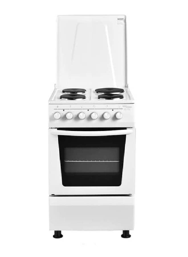 سوبر جنرال 4 شعلات مع فرن كهربائي KSGC5041BS أبيض - Image 1