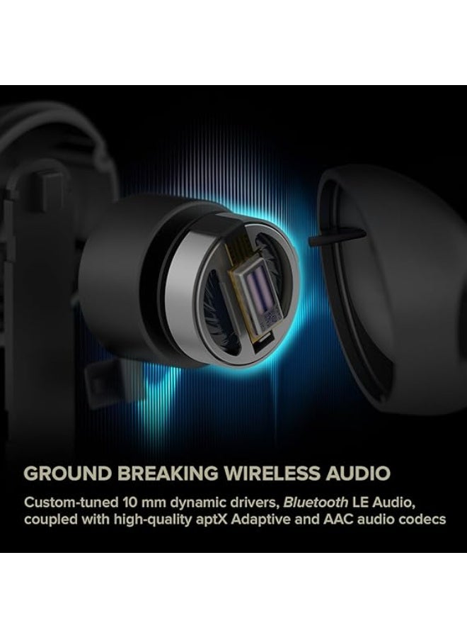 Creative Aurvana Ace with xMEMS Driver, Lightweight True Wireless Sweatproof in-Ears with Bluetooth LE Audio, aptX Adaptive, AAC, ANC, Ambient Mode, IPX5, Up to 24 Hours Battery Life - Image 4