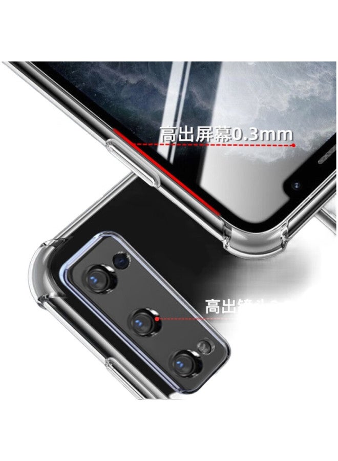 MAIKUQI غطاء هاتف Maikuqi لهاتف Oppo Reno5، غطاء واقي، وسادة هوائية تغطية كاملة، مضاد للصدمات، غلاف TPU ناعم، شفاف بالكامل - Image 3