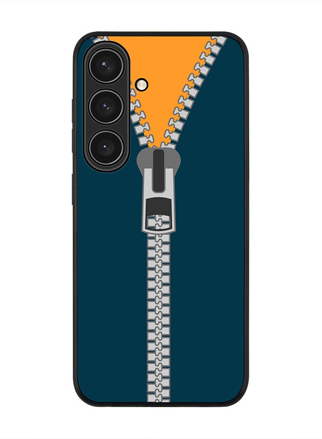 Stylizedd For Samsung Galaxy S25 5G Case,Slim fit Camera Protection, Shockproof Thin Phone cover  - Zipper - Image 1