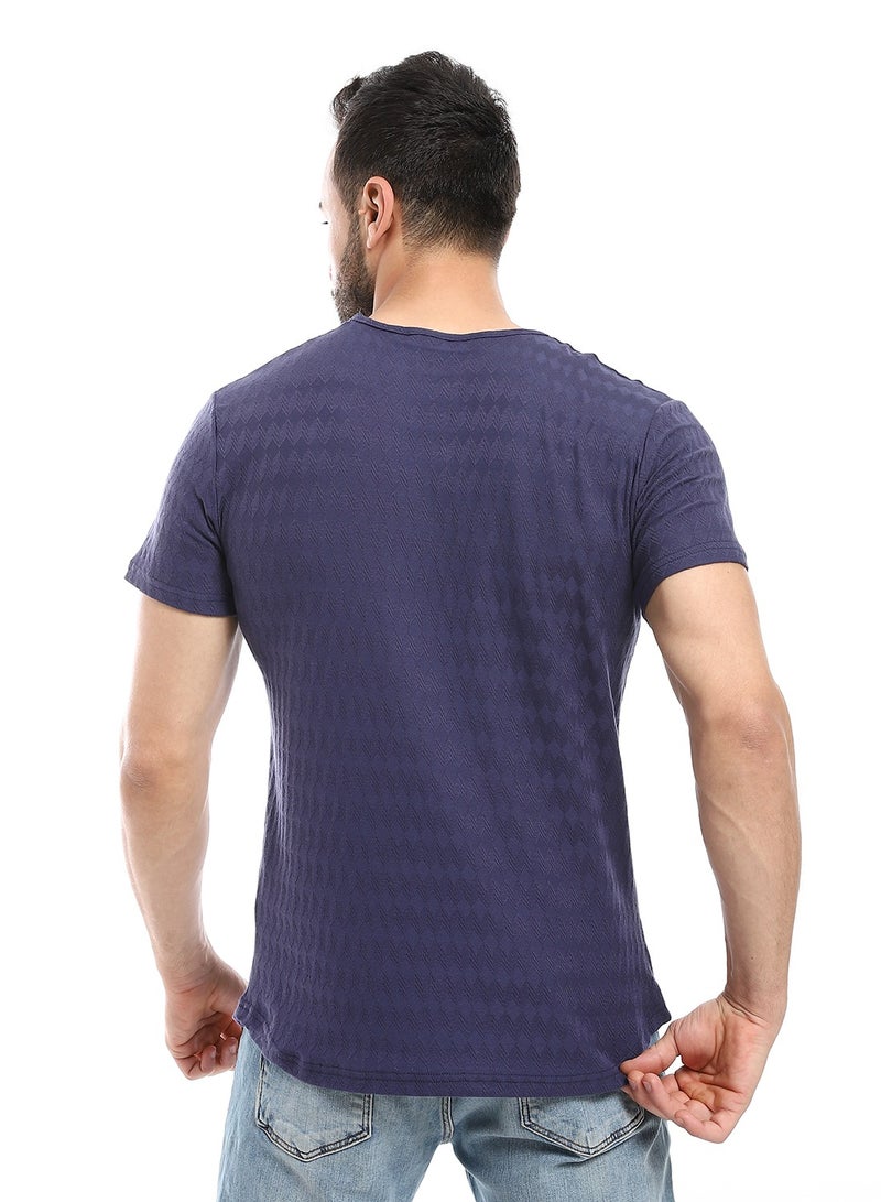 Caesar Mens T- Shirt With Half Sleeves And Round Neck - Image 4