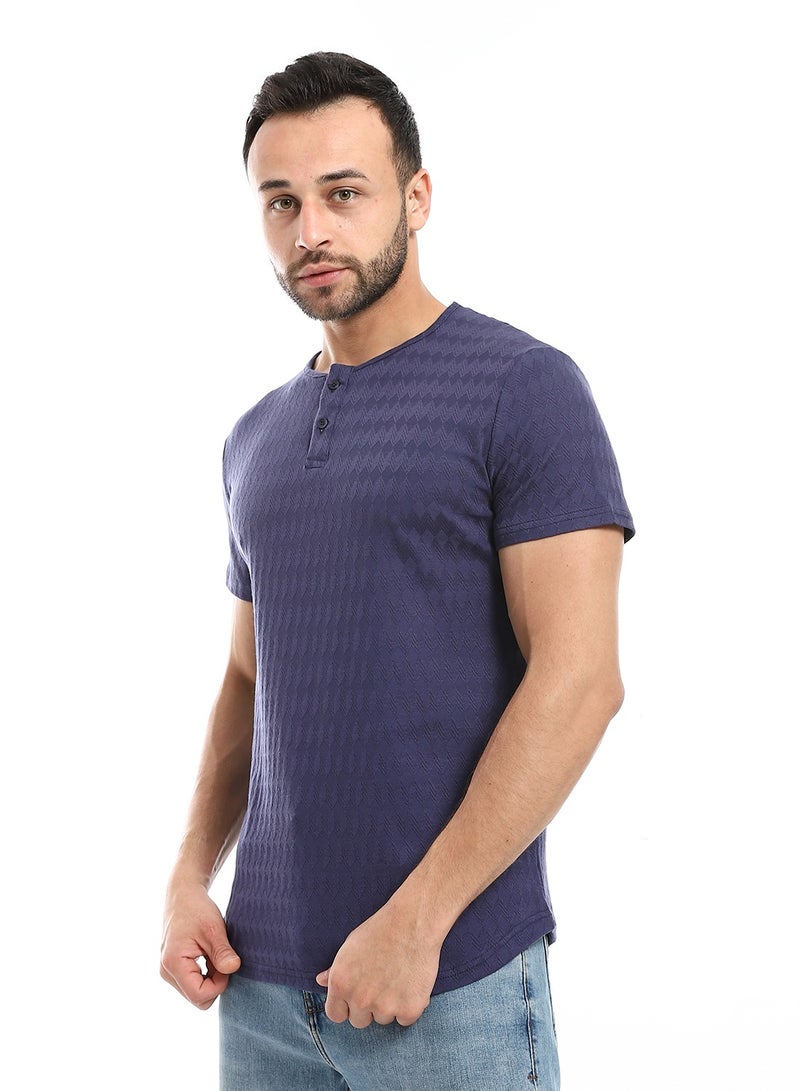 Caesar Mens T- Shirt With Half Sleeves And Round Neck - Image 2