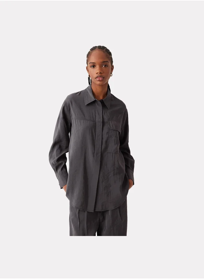 PARFOIS Long-Sleeve Shirt With Buttons