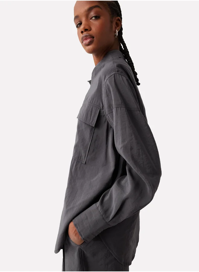PARFOIS Long-Sleeve Shirt With Buttons