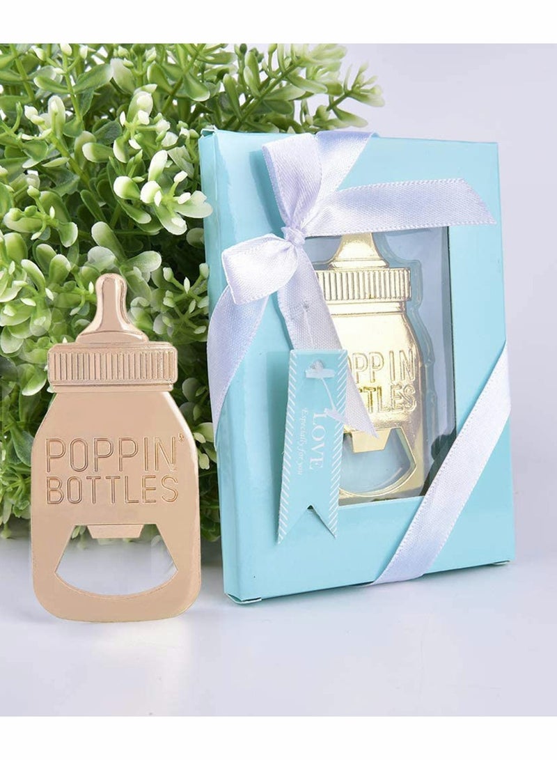 Excefore 12 Pieces Bottle Opener Baby Shower Favor for Guest, Party Decoration Supplies  - Image 3