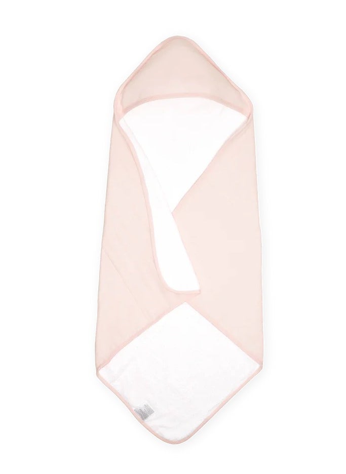little unicorn Cotton Hooded Infant Towel Light Pink  - Image 1