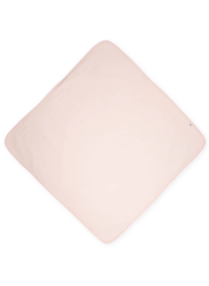 little unicorn Cotton Hooded Infant Towel Light Pink  - Image 4