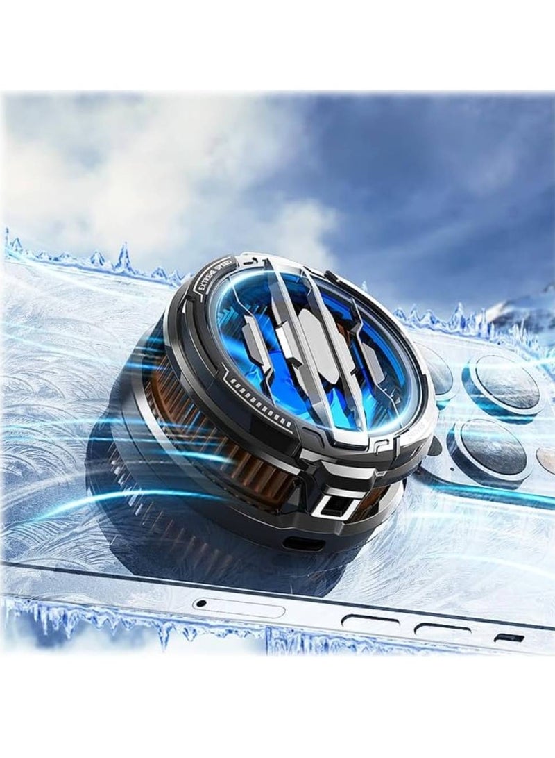 CX07 Mobile Phone Cooler Cooling Fan Radiator With Colourful Lights,Semiconductor Mobile Phone Cooling Wired Radiator  - Image 1