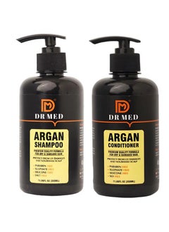 DR MED Argan Infused Hair Care Set: Nourishing Shampoo & Conditioner Duo - (pack of 2) 350ML - pzsku/Z35AAA63F61FCA34F4D55Z/45/_/1727598934/b97ee82c-c1e2-4856-8bdb-50c0c6ca35e8