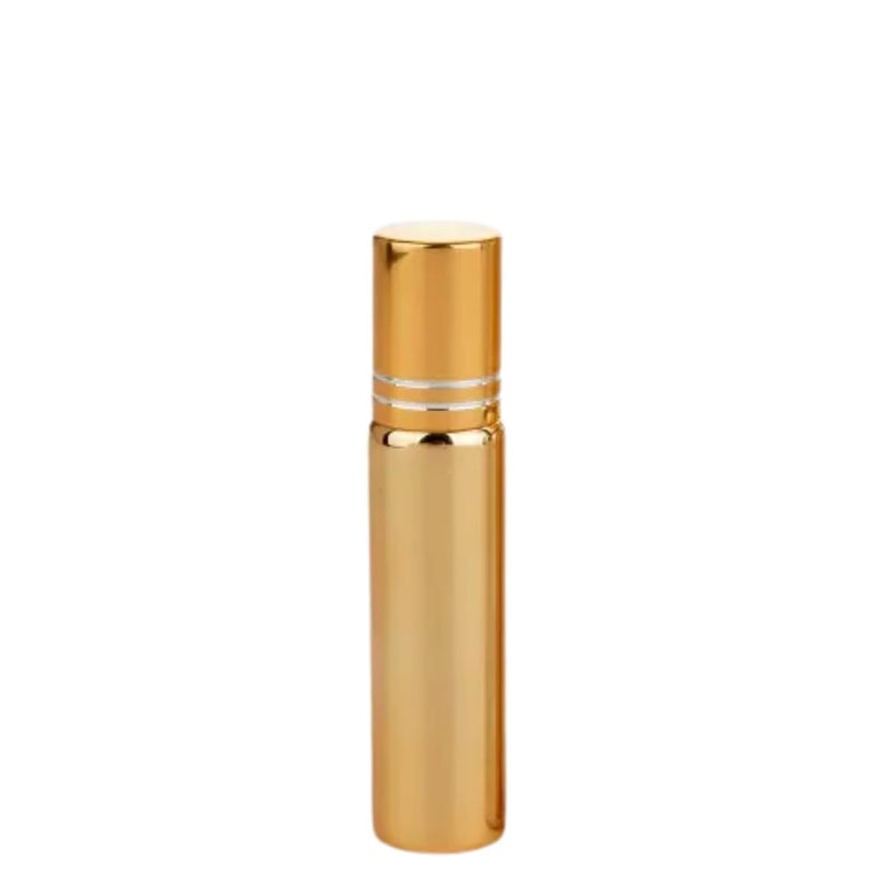 Devinez Multipurpose UV Golden Color Roll On Glass Bottle with steel Ball, 10 ml with Golden Cap (Pack of 4), for Beauty, Essential Oils, Blends, Skin Care, Travel, Toners, Cosmetic & DIY - Image 3