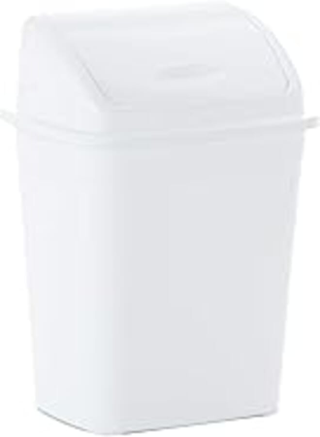 Maya Bin with Swivel Lid 50 L white 04146