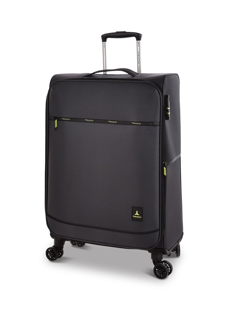 Track Luggage set Soft Fabric Trolley Travel Bag 4 double wheels, LG001/3P - Image 2
