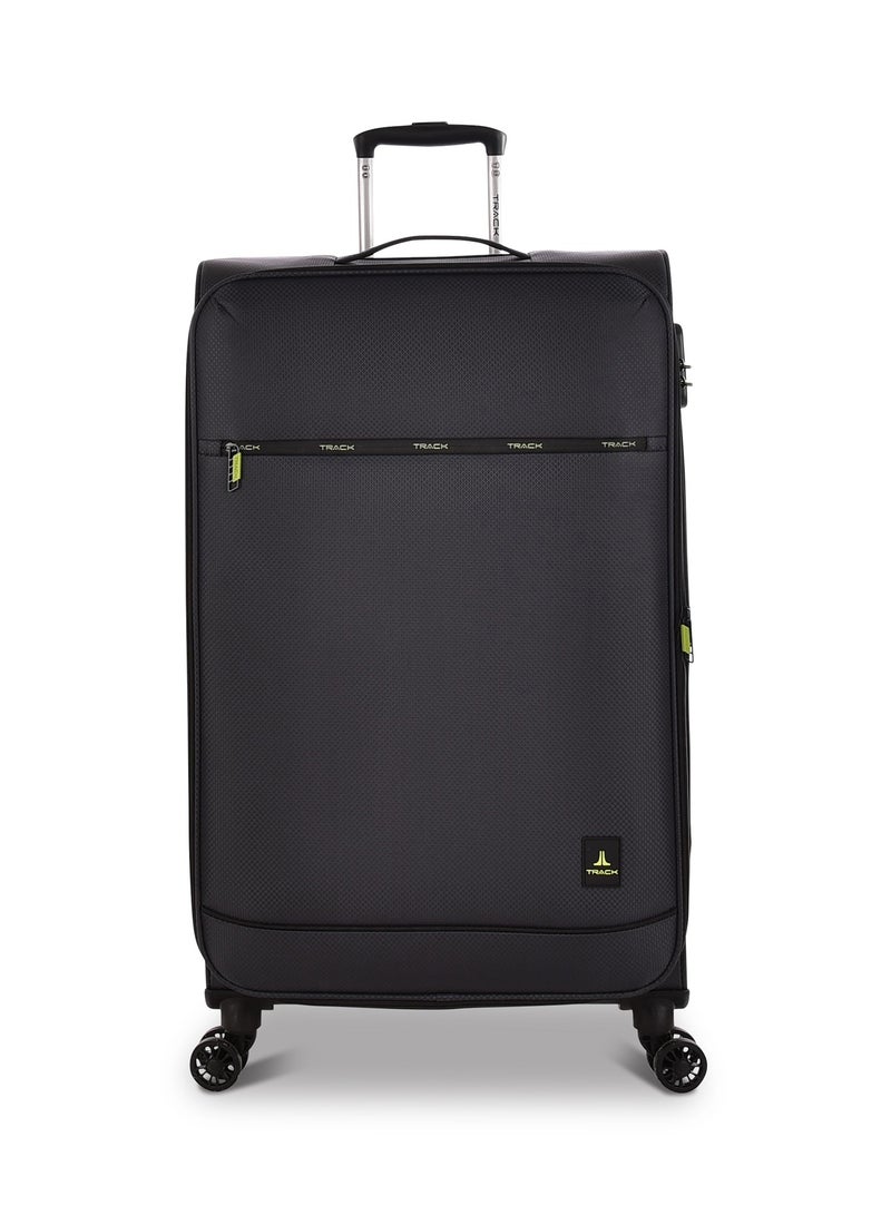 Track Luggage set Soft Fabric Trolley Travel Bag 4 double wheels, LG001/3P - Image 4