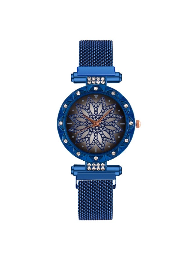 Minimalist Time Running Magnet Strap Women's Watch