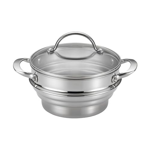 Anolon Classic Stainless Steel Universal Covered Steamer Insert - Image 1