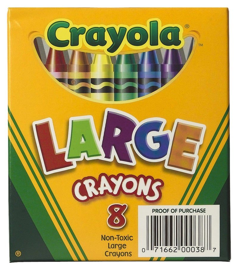 Crayola 8ct Large Crayons Lift Lid Box - Image 3