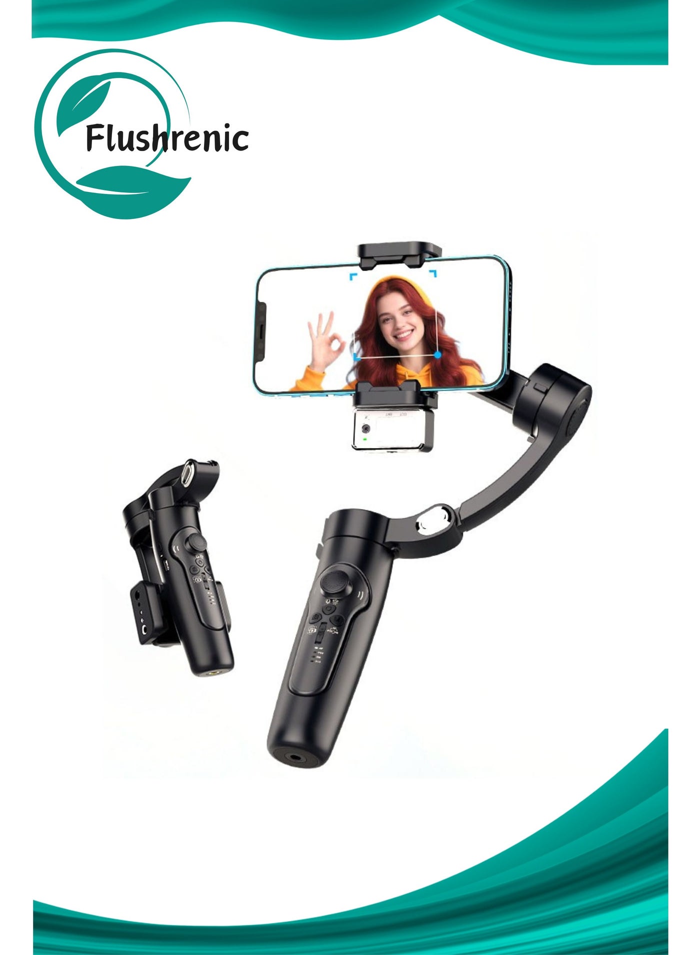 flushrenic Flushrenic Smartphone Gimbal Stabiliser Z35AAFB7D5B4F61107EF2Z