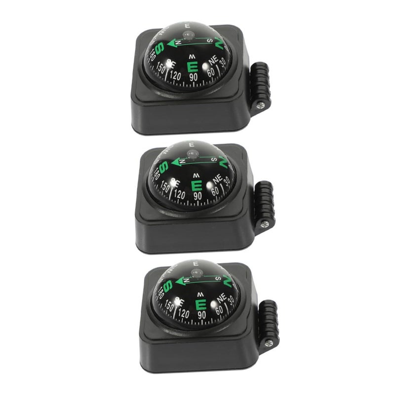 3 Pack Adjustable Compass Ball For Auto Dashboard Navigation - Image 1