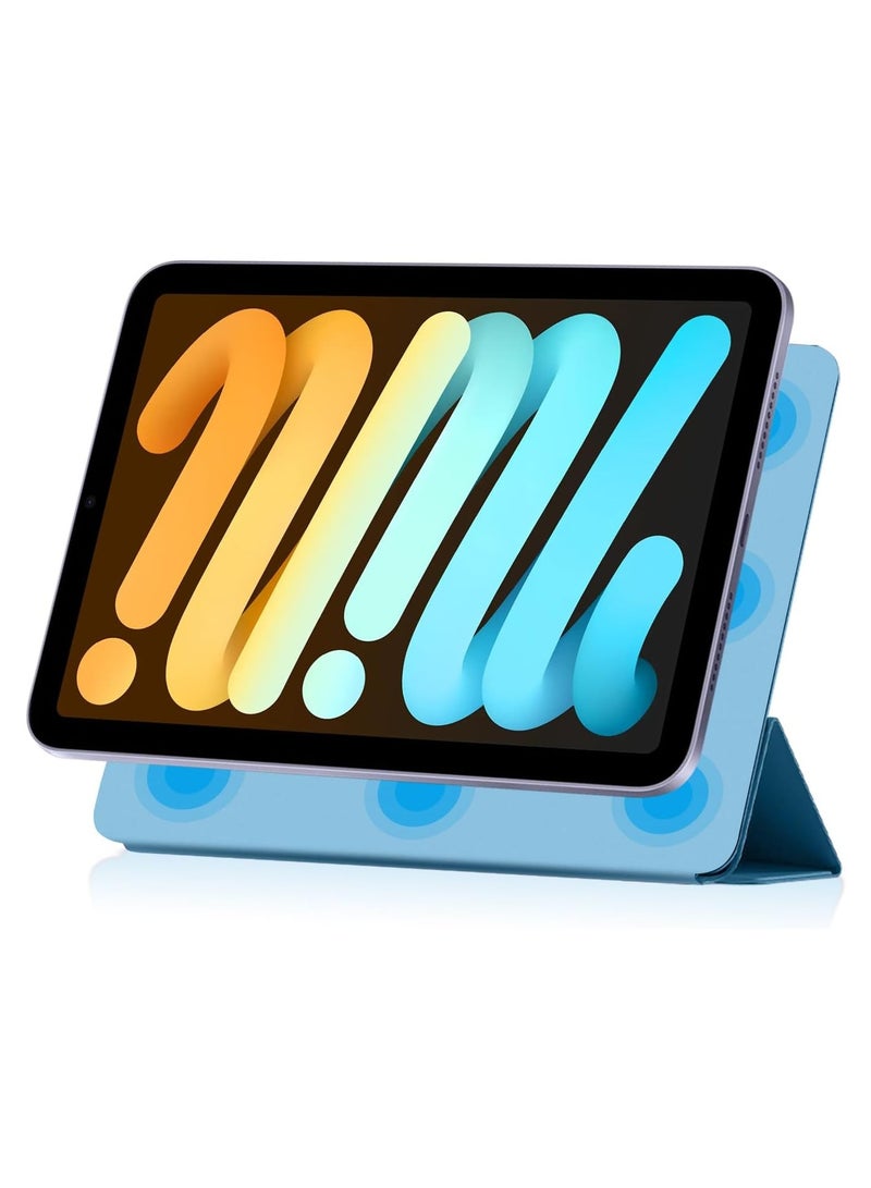 general Case Compatible iPad Mini 7 8.3 inch 2024 Magnetic Attachment Lightweight PU Leather Shockproof Case with Auto Wake Sleep Function - Image 2