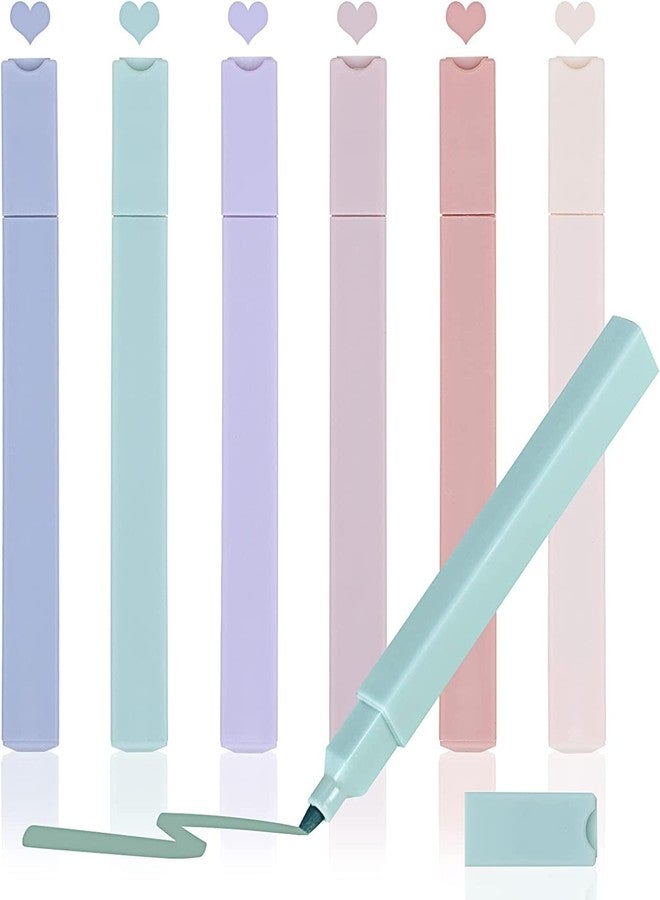 Shuttle Art 6 Pcs Aesthetic Cute Highlighters Bible Highlighters - Image 1