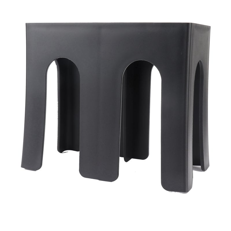 Cup and Lid Holder Plastic Straight 2 Compartments Black Paper Cup Holder Organizer for Disposable Cup Tea Shop - Image 5