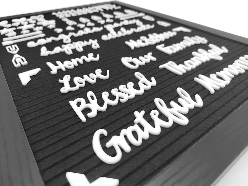G GAMIT Felt Letter Board Letters Set, Letter Sign Symbol Numbers and Cursive Week and Month Only - Image 4