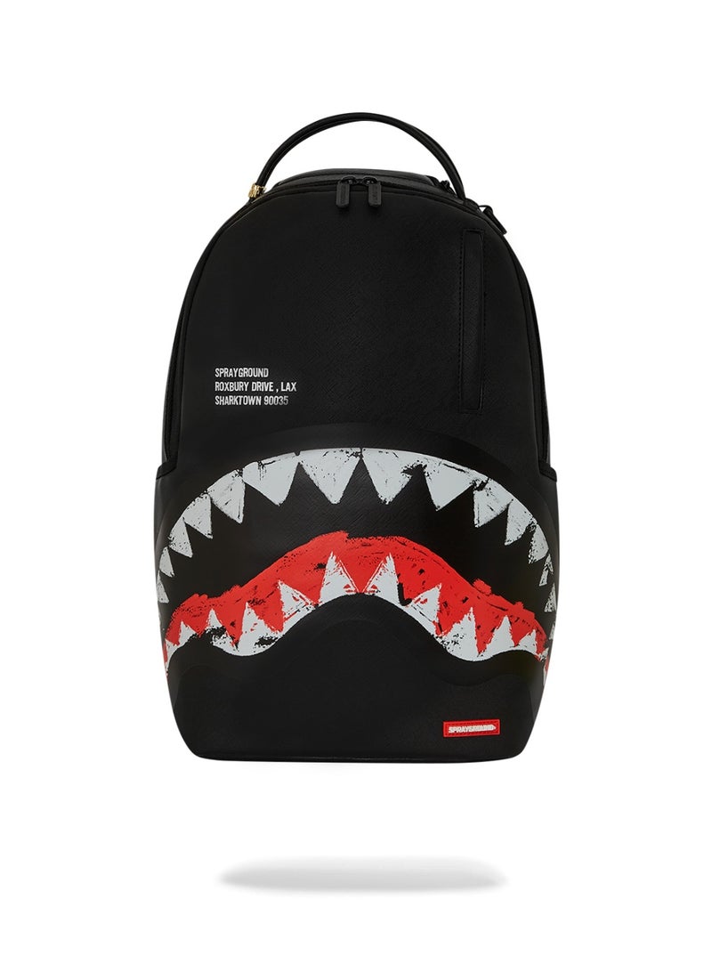 SPRAYGROUND SHOE PALACE EXCLUSIVE: SHARK CENTRAL ULTRA 99 DLXV BACKPACK  - Image 1