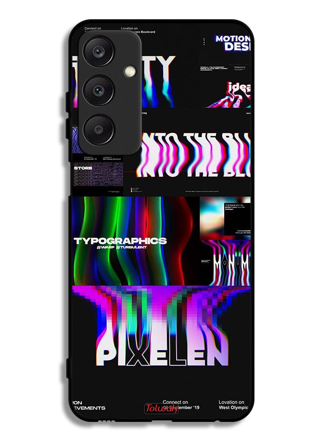 Tolwak Samsung Galaxy A25 5G Protective Case Cover Motion Design - Image 1