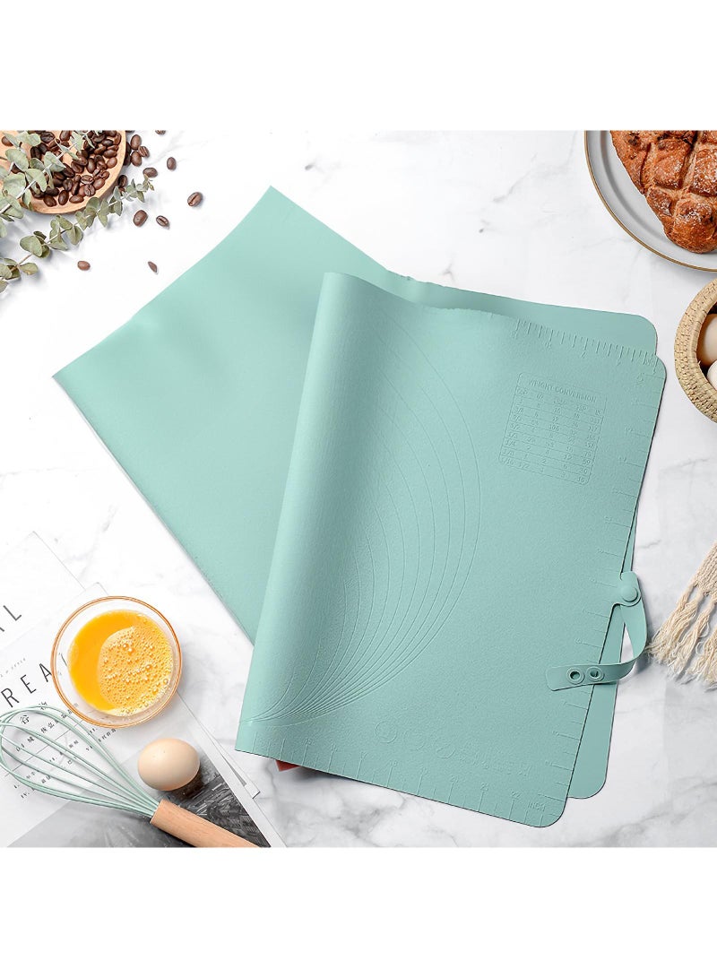 Sweet seven Large Macaron Silicone Baking Mat - Heat Resistant & Non-Slip - 23.6''x15.7'' Kneading & Pastry Mat for Dough Rolling - 2023 New Arrival - Image 1