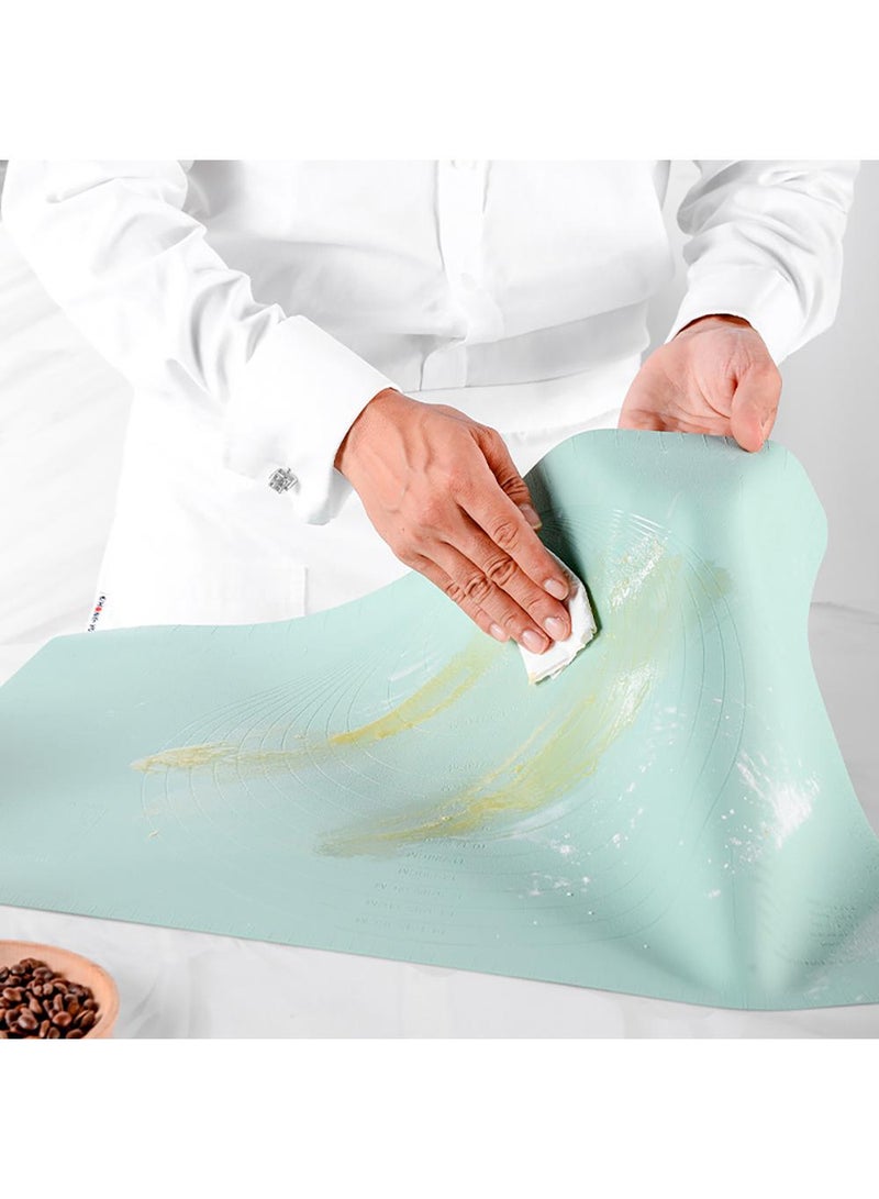 Sweet seven Large Macaron Silicone Baking Mat - Heat Resistant & Non-Slip - 23.6''x15.7'' Kneading & Pastry Mat for Dough Rolling - 2023 New Arrival - Image 4