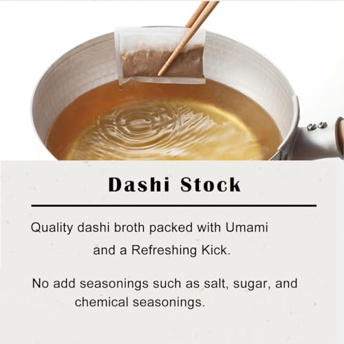 Orgnisulmte Dashi Stock (Dashi Packet, Dashi Broth), Umami dashi Soup Stock, All Natural Ingredients, No MSG, Additives Free, 100% Made in Japan 8g x 18 Packs 5.08 Oz - Image 4