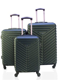 KTMC Luggage Sets 3 Piece| 20/24/28 -Blackish Green| Hardside Expandable Lightweight with Double Zipper| Acrylonitrile Butadiene Styrene Material - pzsku/Z35AB765CC5FCC441A3F6Z/45/_/1740991955/e0e56e77-f47c-40ae-adfa-f284ee16b461