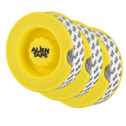ALIEN TAPE EZ Cut Easy Cut Double-Sided Mounting Tape, 30ft - Pre-Cut Grids for Hassle-Free Cutting, Strong Adhesive, Multi-Surface Use, No Scissors Needed, Perfect for Home & Office Projects - Image 1