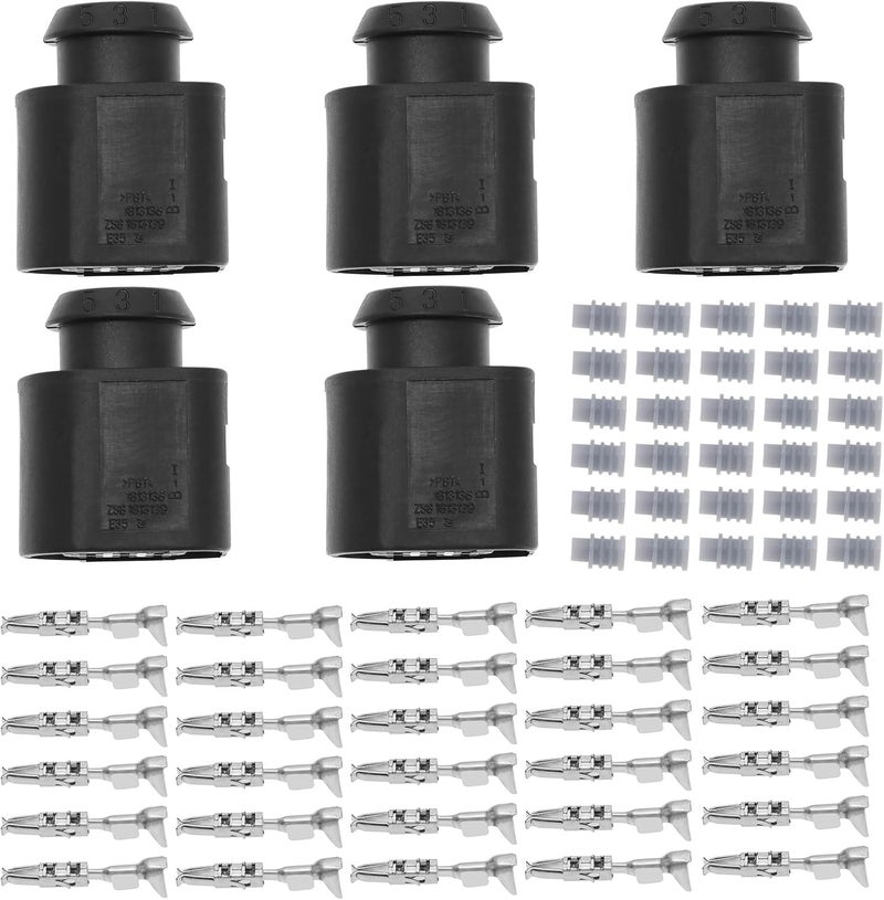 ECSiNG 5PCS 6 Pin Car Sensor Connector Repair Kit - Image 1