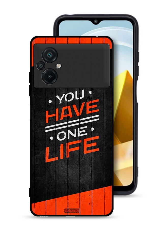Tolwak Xiaomi Poco M5 4G Protective Case Cover You Have One Life - Image 1