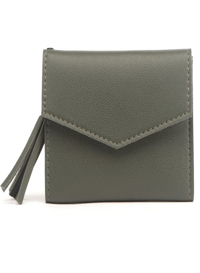 IMARS Stylish Green Clutch for Women & Girls | Vegan Leather Handheld Purse | Elegant Wallet for Daily, Party & Evening Use - Image 1